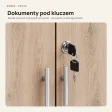 Szafa biurowa na segregatory - Dąb Sonoma