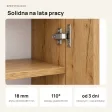 Szafa biurowa na segregatory - Dąb Złoty