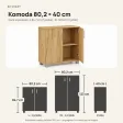 Komoda biurowa na dokumenty - Dąb Złoty