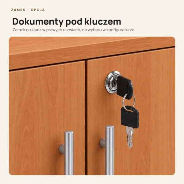Komoda biurowa na dokumenty - Olcha