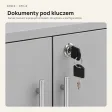Komoda biurowa na dokumenty - Szara