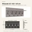 Wieszak ścienny - Beton  - Na ubrania
