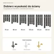 Wieszak ażurowy - Dąb Artisan - Na ubrania