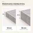 Parapet wewnętrzny na wymiar - Beton