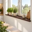 Parapet wewnętrzny na wymiar - Wenge