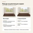 Parapet wewnętrzny na wymiar - Wenge