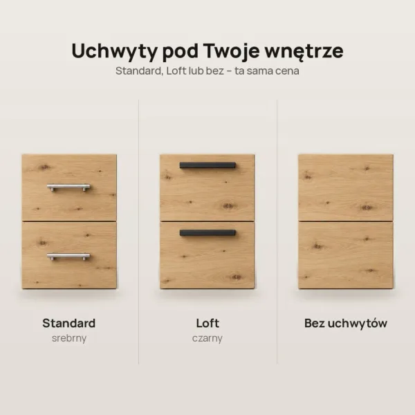 Biurko szkolne narożne Aga - Dąb Artisan