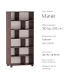Regał z półkami Marek - Wenge