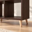Regał skandynawski schodkowy wenge - Kolekcja Scandi