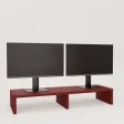 Podwójna podstawka pod monitor - Czerwony