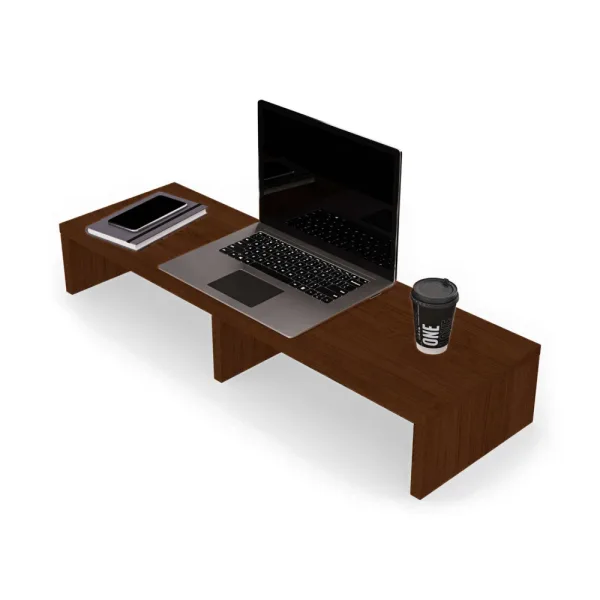 Podwójna podstawka pod monitor - Wenge