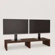 Podwójna podstawka pod monitor - Wenge