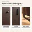 Komoda metalowa wenge - kolekcja Metalove