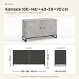 Komoda metalowa beton - kolekcja Metalove