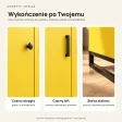Komoda metalowa żółty - kolekcja Metalove