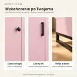 Komoda metalowa różowy - kolekcja Metalove
