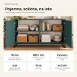 Komoda metalowa zielony - kolekcja Metalove
