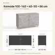Komoda skandynawska beton - Kolekcja SCANDI