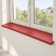 Parapet wewnętrzny na wymiar - Czerwony