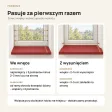 Parapet wewnętrzny na wymiar - Czerwony