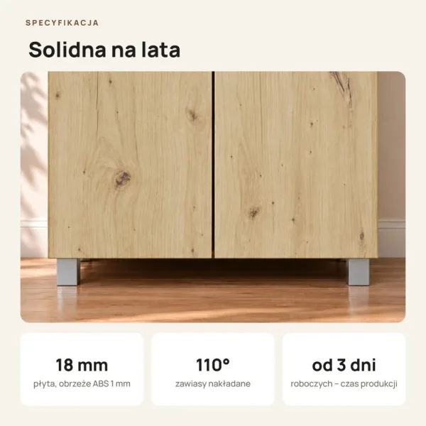Szafa podwójna - Dąb Artisan