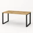 Stół kuchenny z metalowymi nogami - Dąb Artisan
