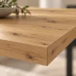 Stół kuchenny z metalowymi nogami - Dąb Artisan
