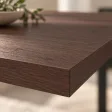 Stół kuchenny z metalowymi nogami - Wenge