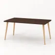 Stół kuchenny z nogami bukowymi - Wenge