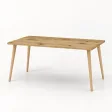 Stół kuchenny z nogami bukowymi - Dąb Artisan