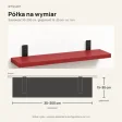 Półka loftowa - Czerwony