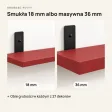 Półka loftowa - Czerwony