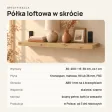 Półka loftowa - Dąb Artisan