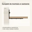 Półka loftowa - Dąb Artisan