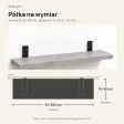 Półka loftowa - Beton