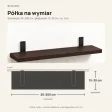 Półka loftowa - Wenge