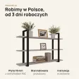 Półka metalowa beton loftowa