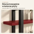 Półka metalowa czerwona loftowa