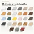 Półka metalowa Dąb Artisan loftowa