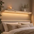 Półka wisząca LED - Dąb Artisan