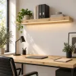 Półka wisząca LED - Dąb Artisan