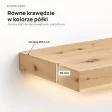 Półka wisząca LED - Dąb Artisan