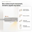 Półka wisząca LED - Beton Jasny