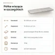 Półka wisząca - Beton Jasny