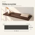 Półka wisząca - Wenge