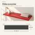 Półka wisząca - Czerwona