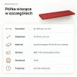Półka wisząca - Czerwona