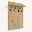 Wieszak ścienny pionowy - Dąb Artisan - Na ubrania