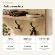 Wieszak ścienny pionowy - Dąb Artisan - Na ubrania