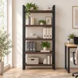 Regał Metalowy Loftowy Industrialny Wenge